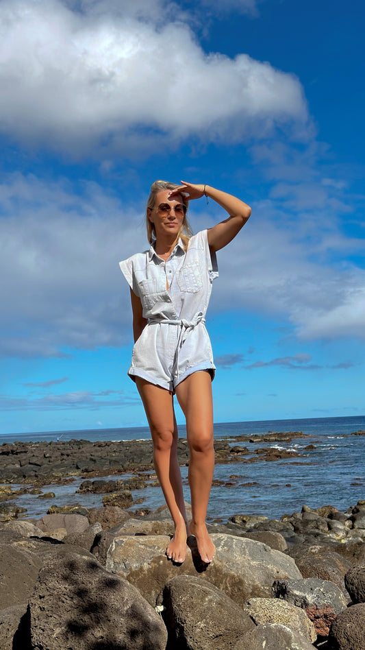 ONETEASPOON Lavender Blue Aviator - Jumpsuit