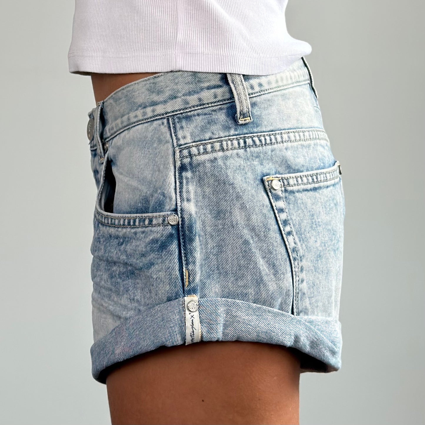ONETEASPOON Sunset Blue Bandits - denim shorts