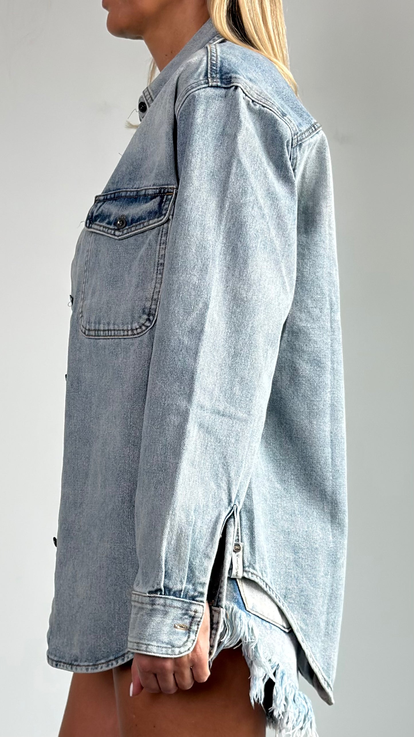 ONETEASPOON Saint Tropez Hendrixe - denim shacket