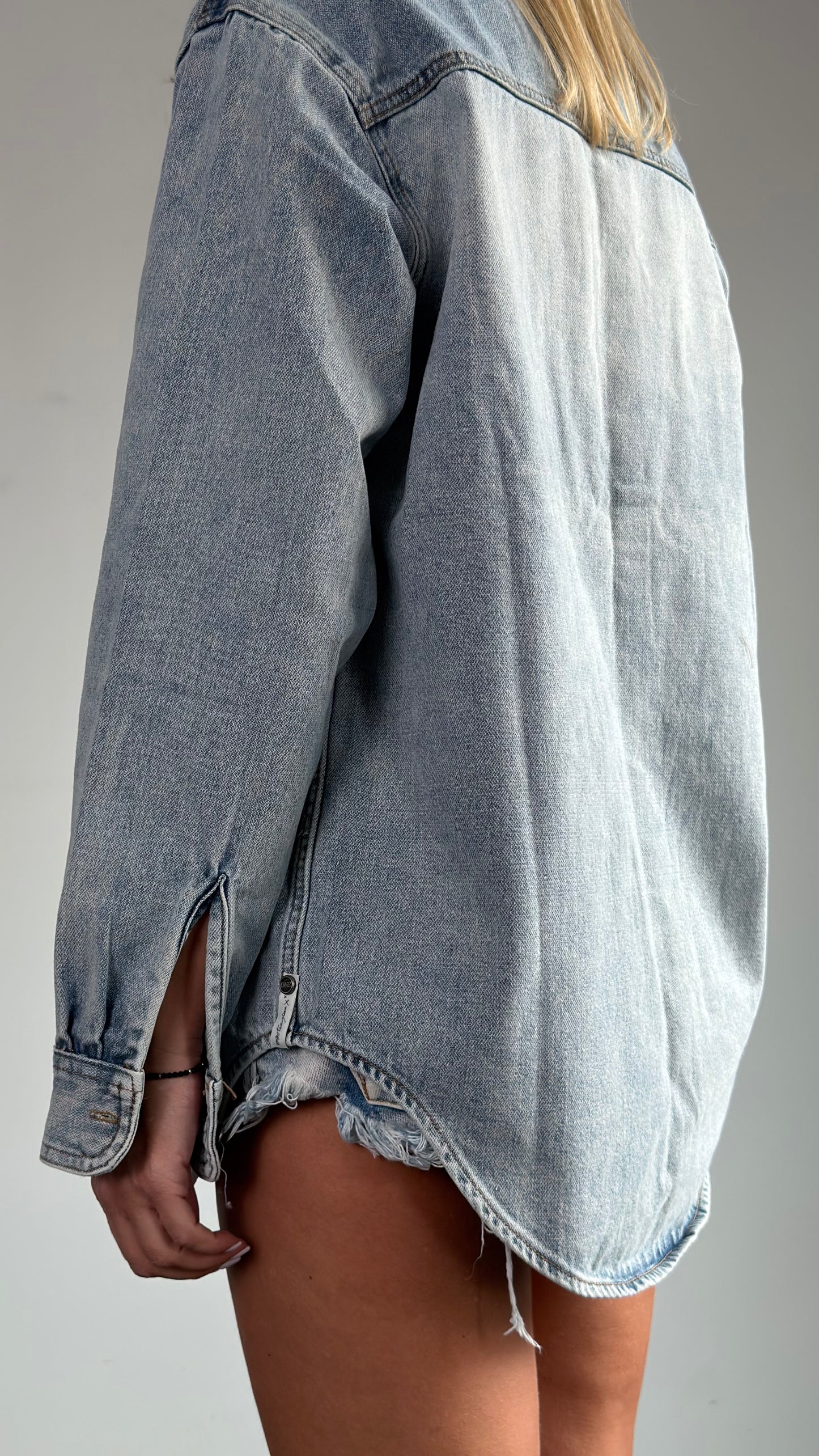 ONETEASPOON Saint Tropez Hendrixe - denim shacket