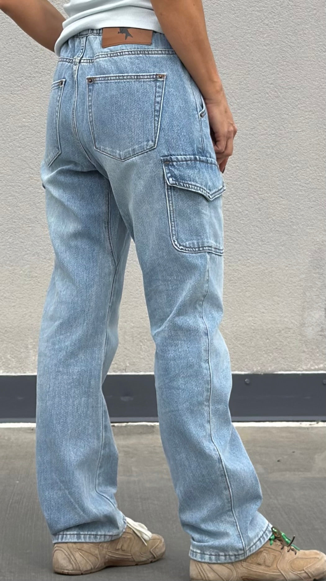 ONETEASPOON Blue Tobacco Cargo Shabbies - denim jeans