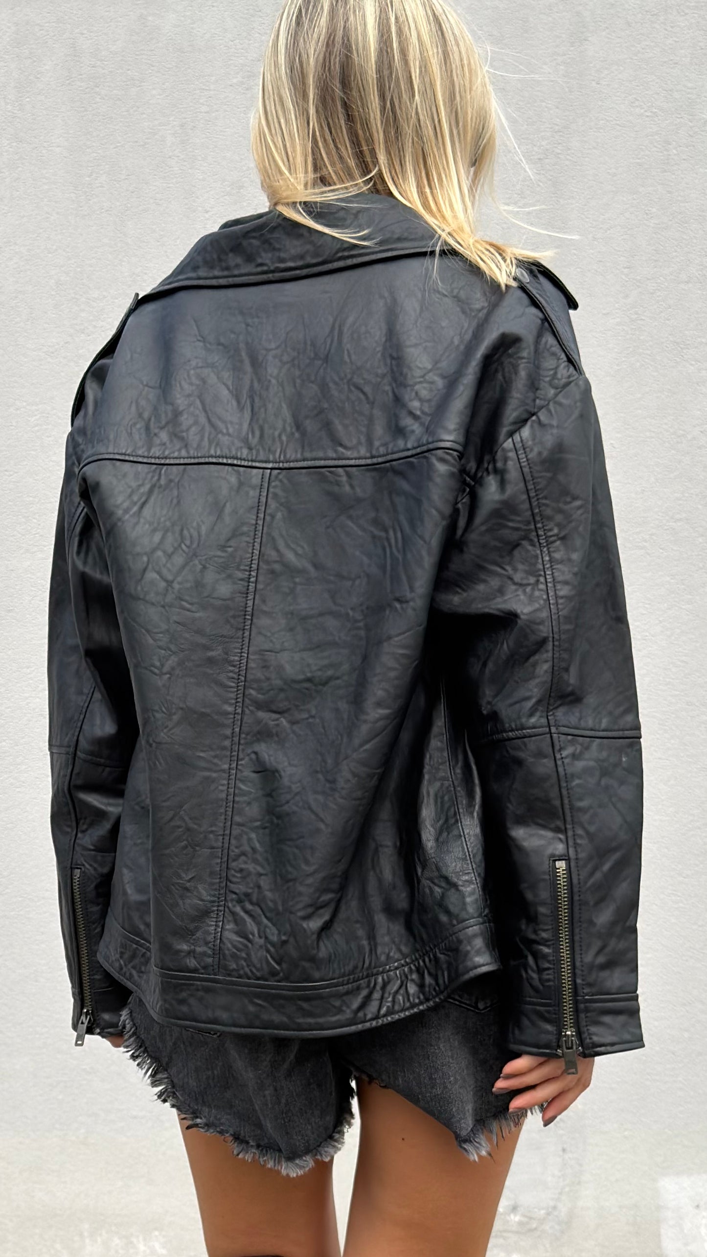 ONETEASPOON Biker Leather Jacket