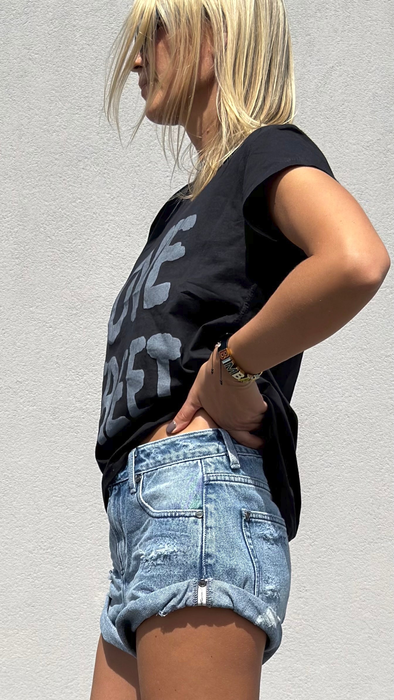 ONETEASPOON Salty Dog Bandits - denim shorts