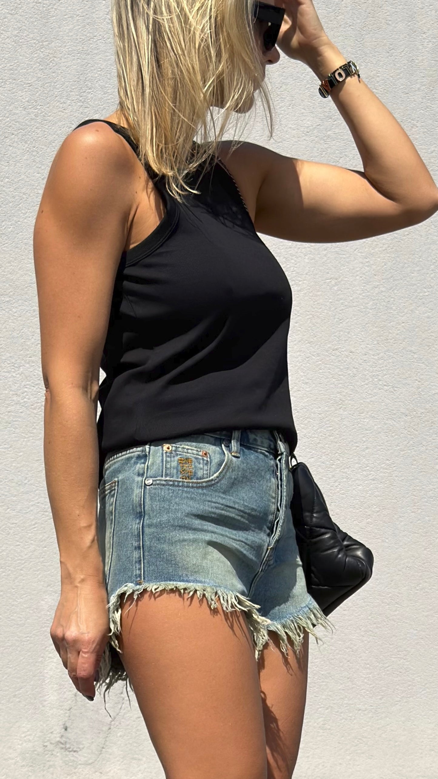 ONETEASPOON  Phoenix Blue Outlaws - denim shorts