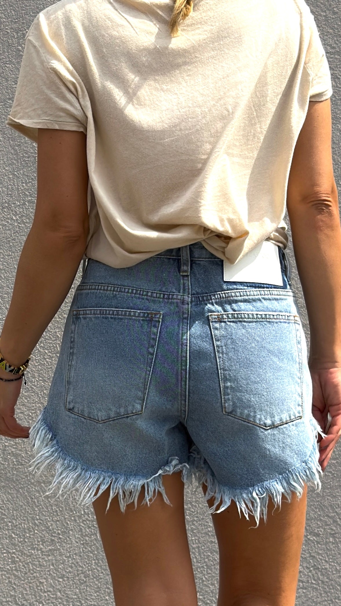 ONETEASPOON Bolt Blue Outlaws - denim shorts