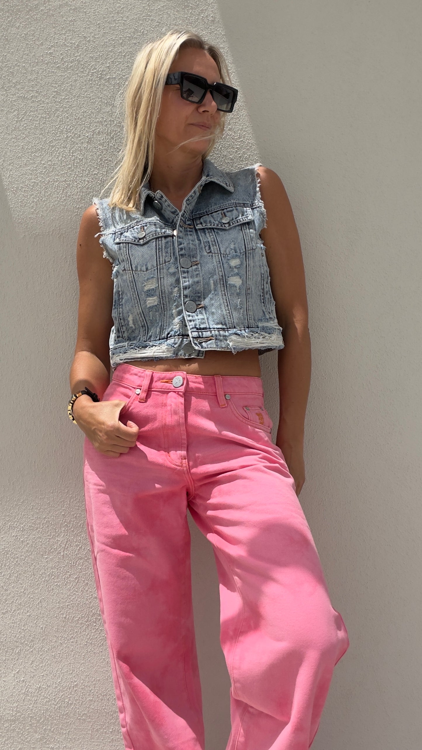 ONETEASPOON - Jackson Mid Waist Wide Leg denim jeans