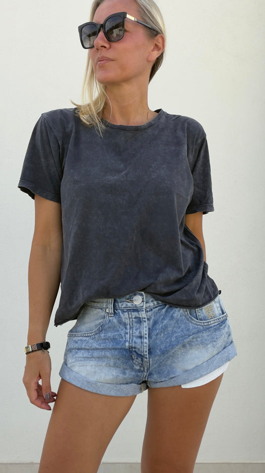 ONETEASPOON Sunset Blue Bandits - denim shorts