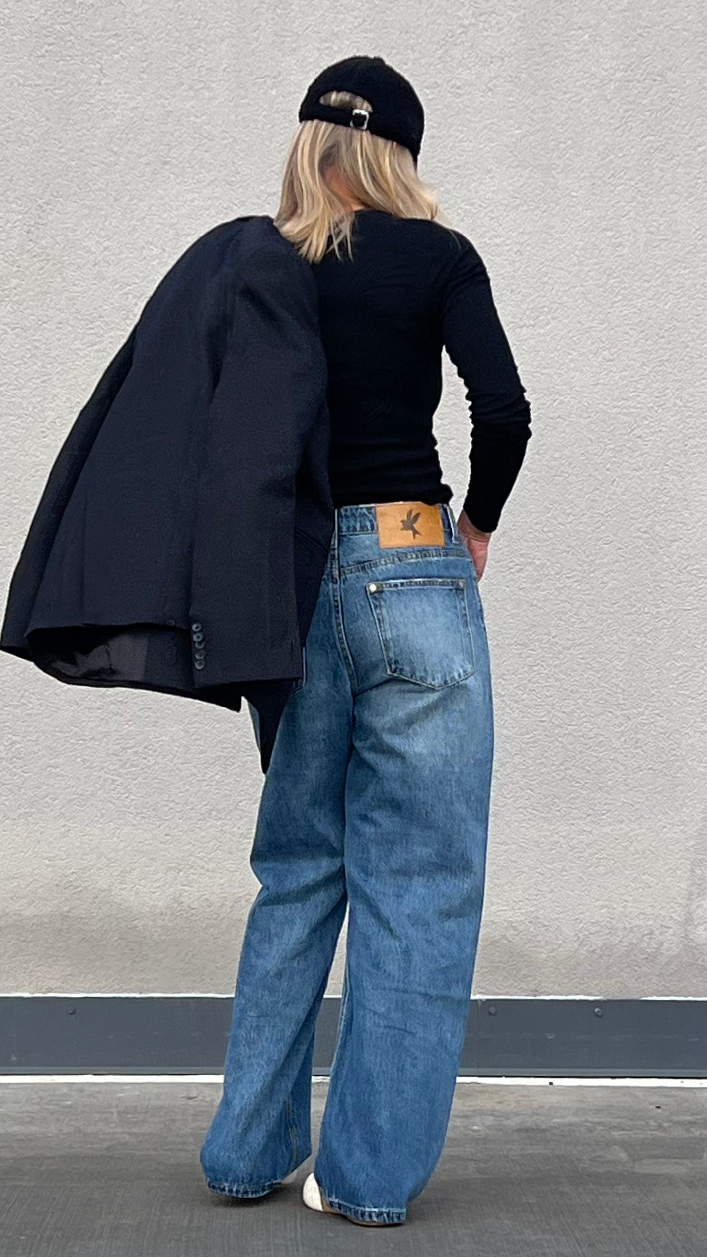 ONETEASPOON - Baxters Mid Waist Wide Leg Denim Jeans