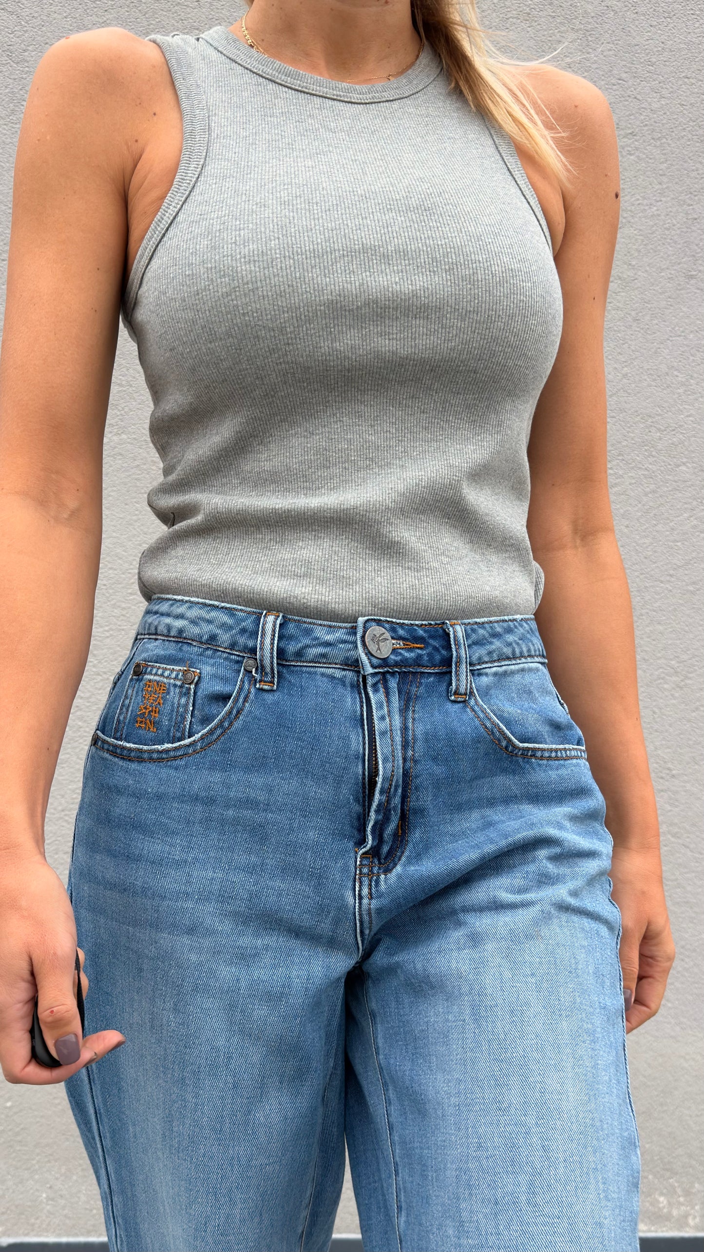 ONETEASPOON - Big Loves Friled denim jeans
