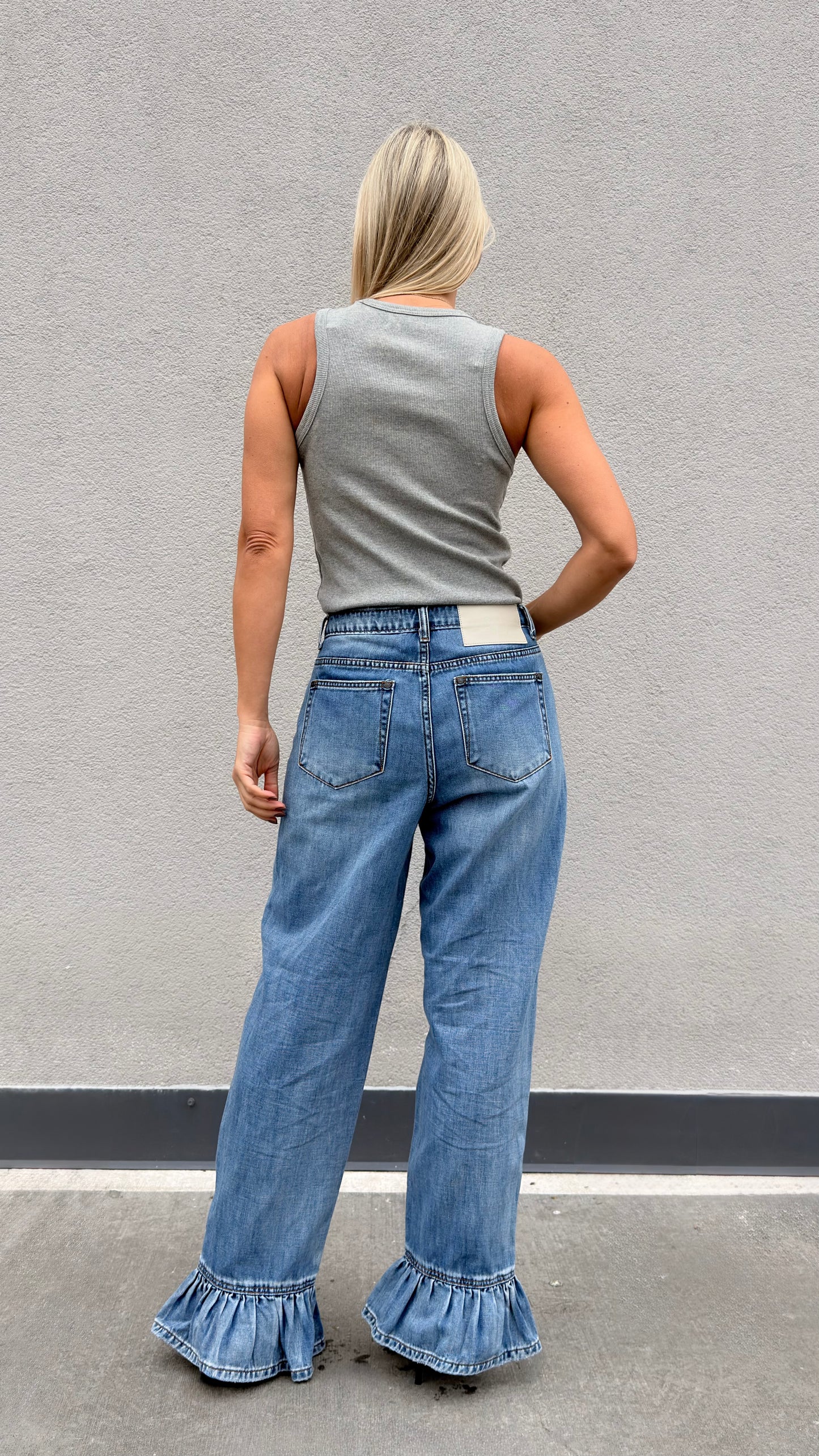 ONETEASPOON - Big Loves Friled denim jeans