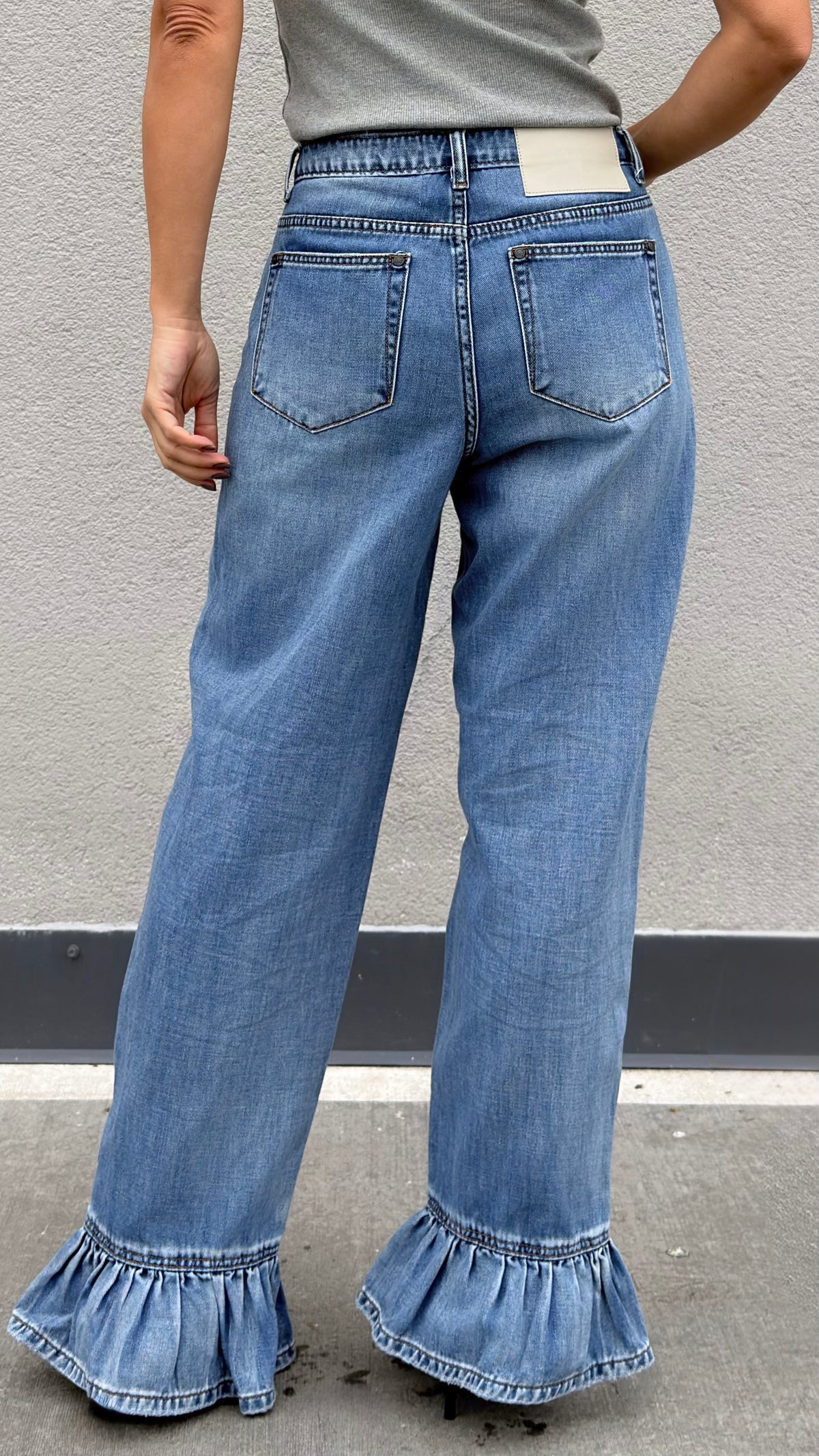 ONETEASPOON - Big Loves Friled denim jeans